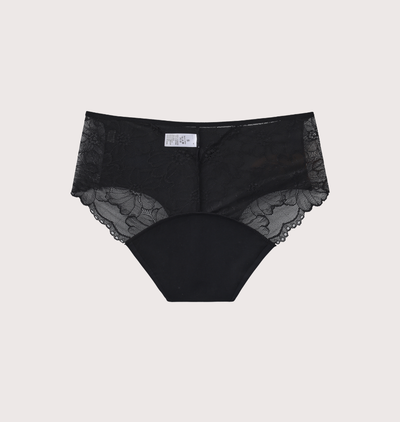 Floral Lace Brief – 100% Leakproof