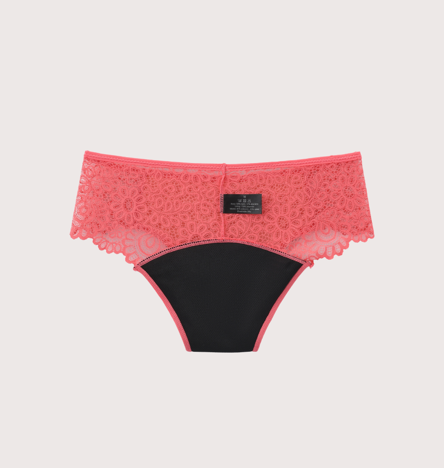 Lace-Trimmed Hipster – 100% Leakproof